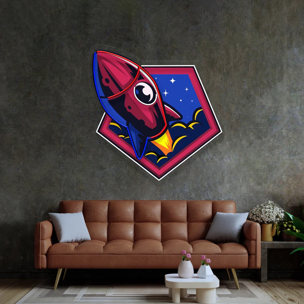 Rocket Space Pop Art