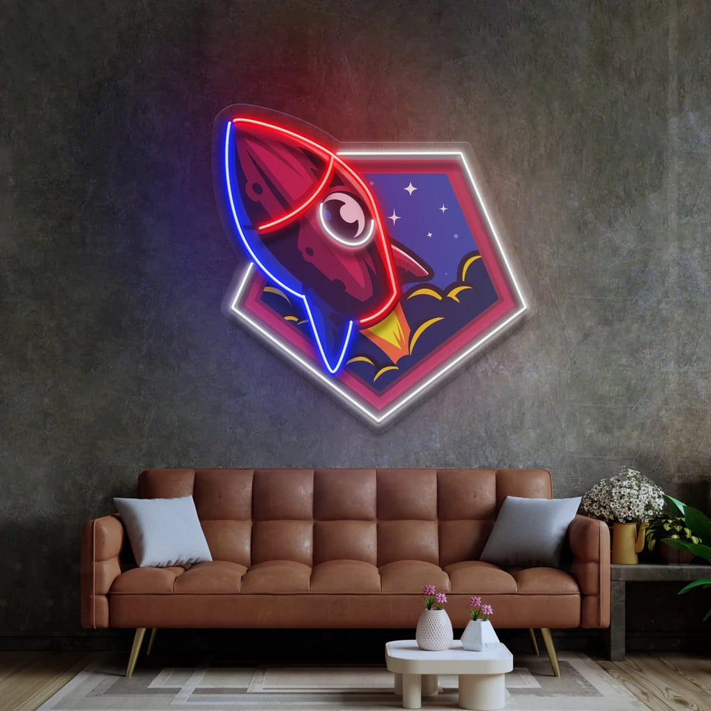 Rocket Space Pop Art