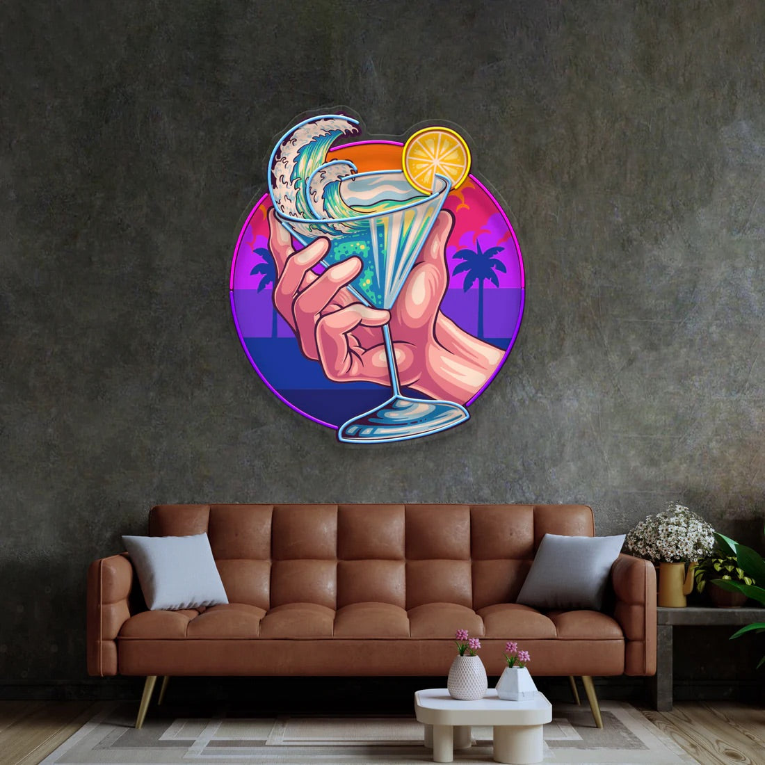 Tropical Mocktail Pop Art