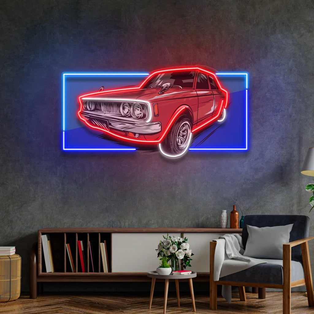 Vintage Old Car Pop Art