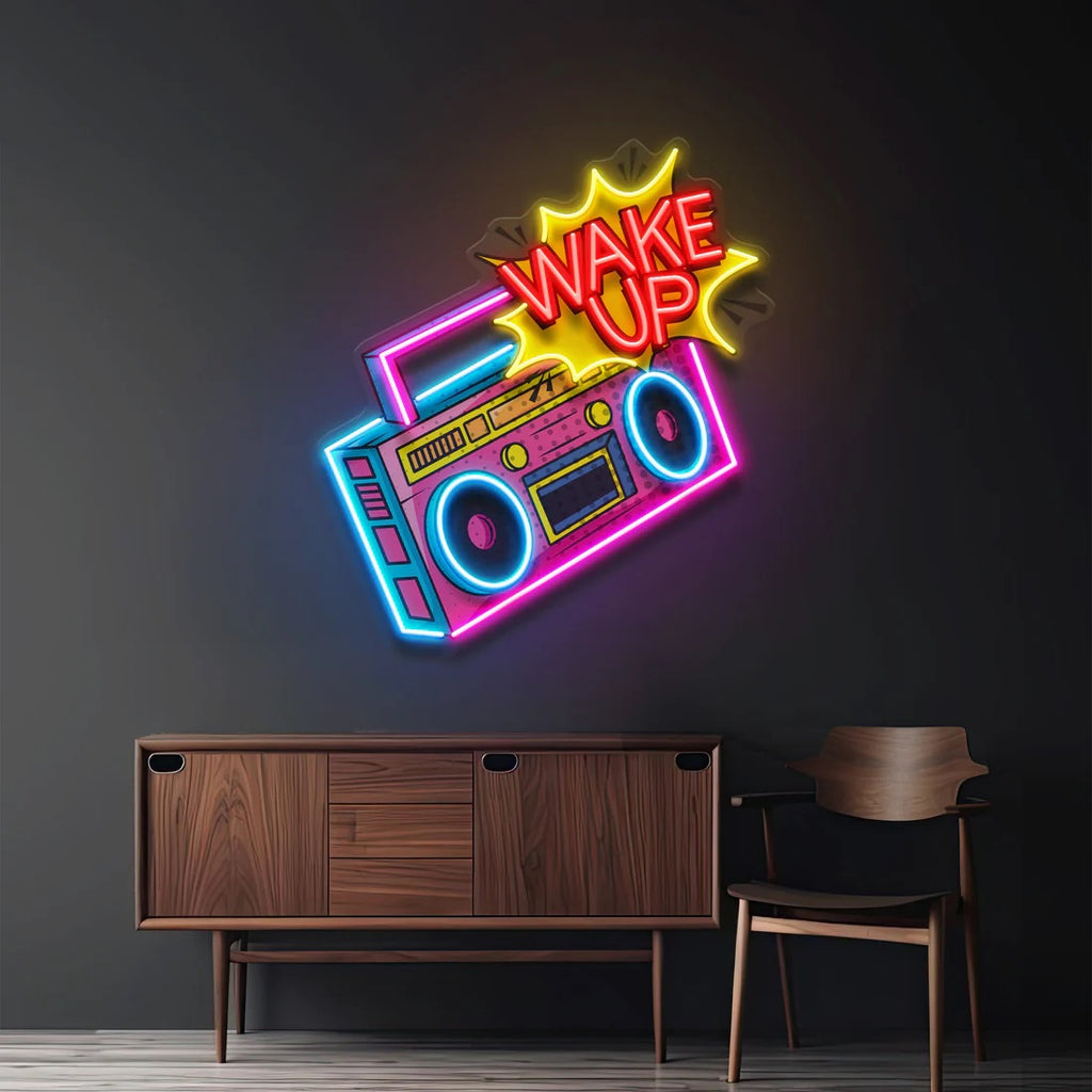 Retro Radio Acrylic Artwork