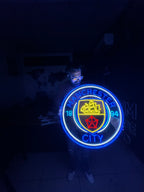 Manchester Logo Neon Sign
