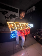 Back to the Gym Neon Sign