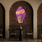 Icecream Cones Artwork Led Neon Sign Light