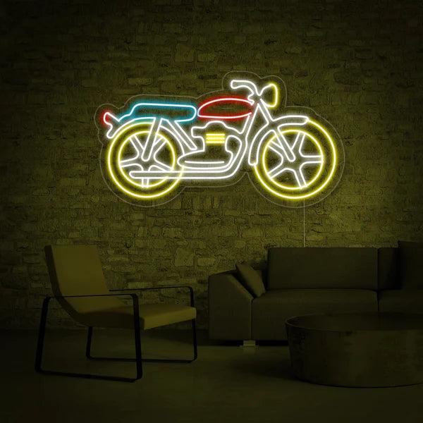 Bullet Neon Sign | Motorbike Neon Sign Board