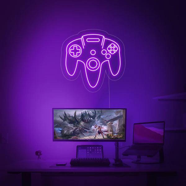 Game Detailed Controller Neon Sign - Makkar & Brothers