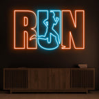 Run Neon Sign