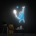 Playing tennis Neon Sign