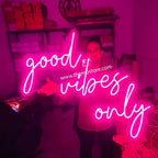 Good Vibes Only Neon Sign - Makkar & Brothers