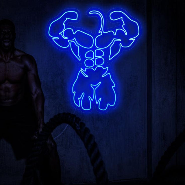 Body Builder Neon Sign