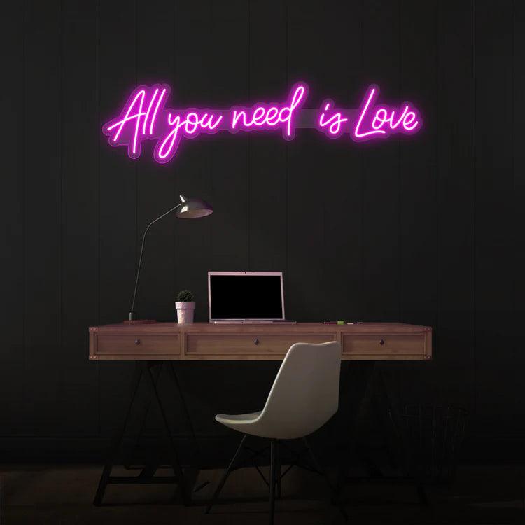 All You Need is Love Neon Sign - The MB Store