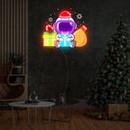 Astronaut Christmas Gifting Led Neon Acrylic Artwork - The MB Store