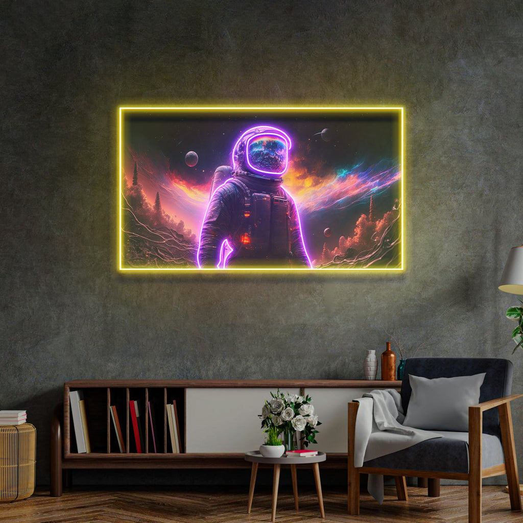 Astronaut in Space LED Neon Sign Light Pop Art – The MB Store