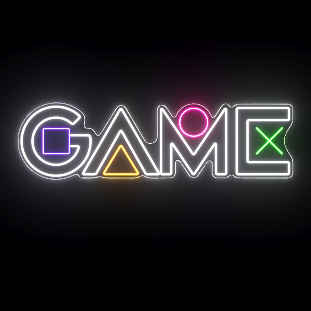 Game Layered Neon