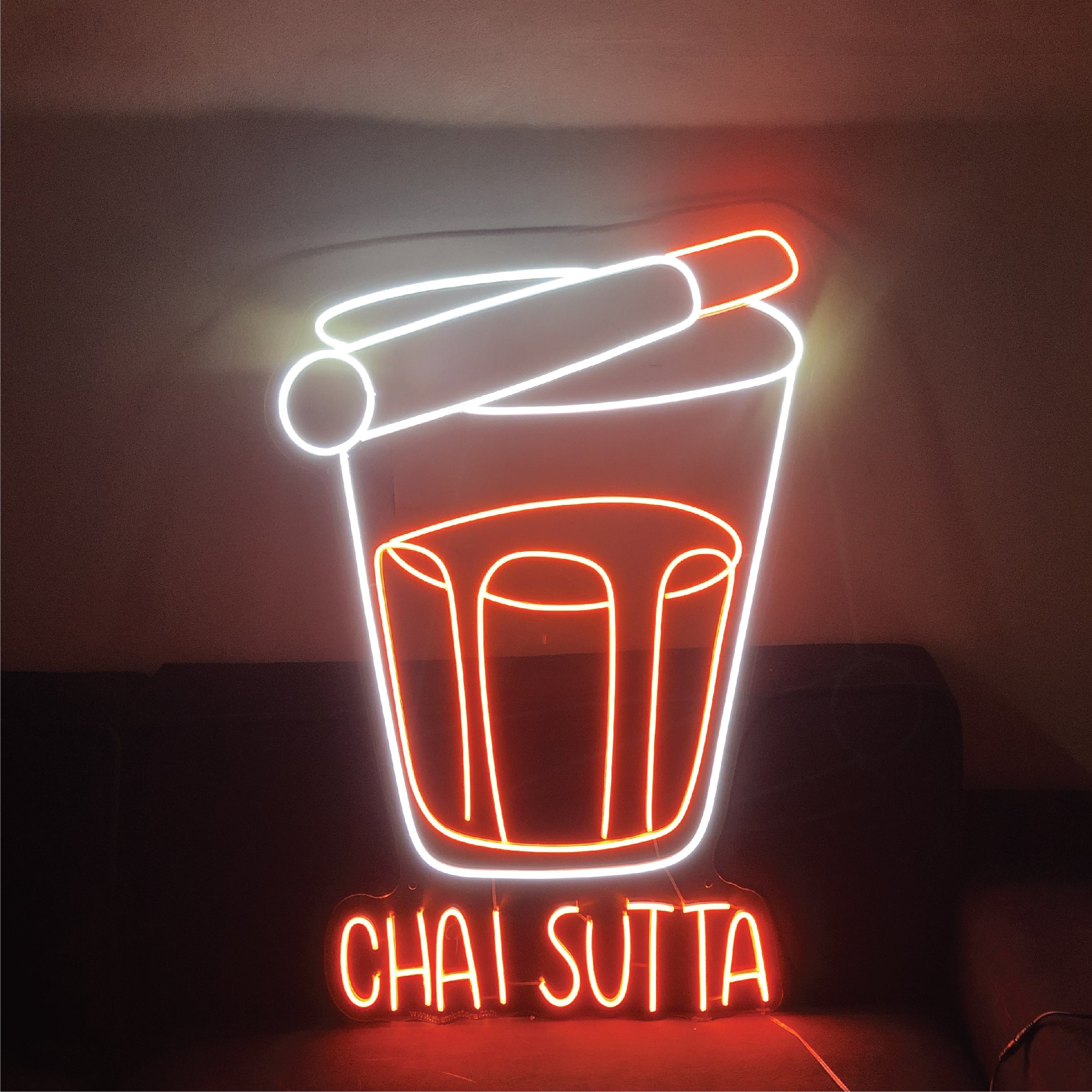 Chai Sutta Neon sign
