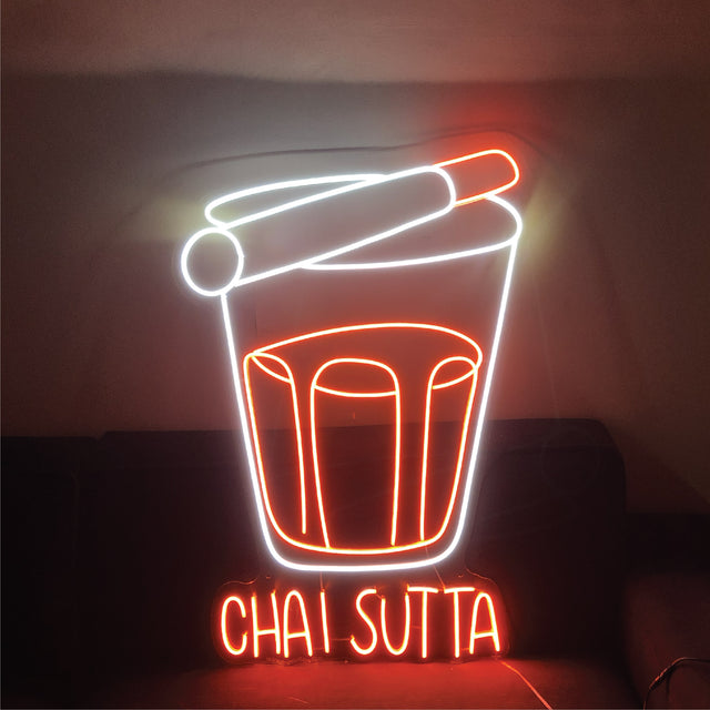 Chai Sutta Neon sign