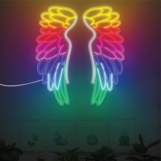 Multi-Angel Neon Wings