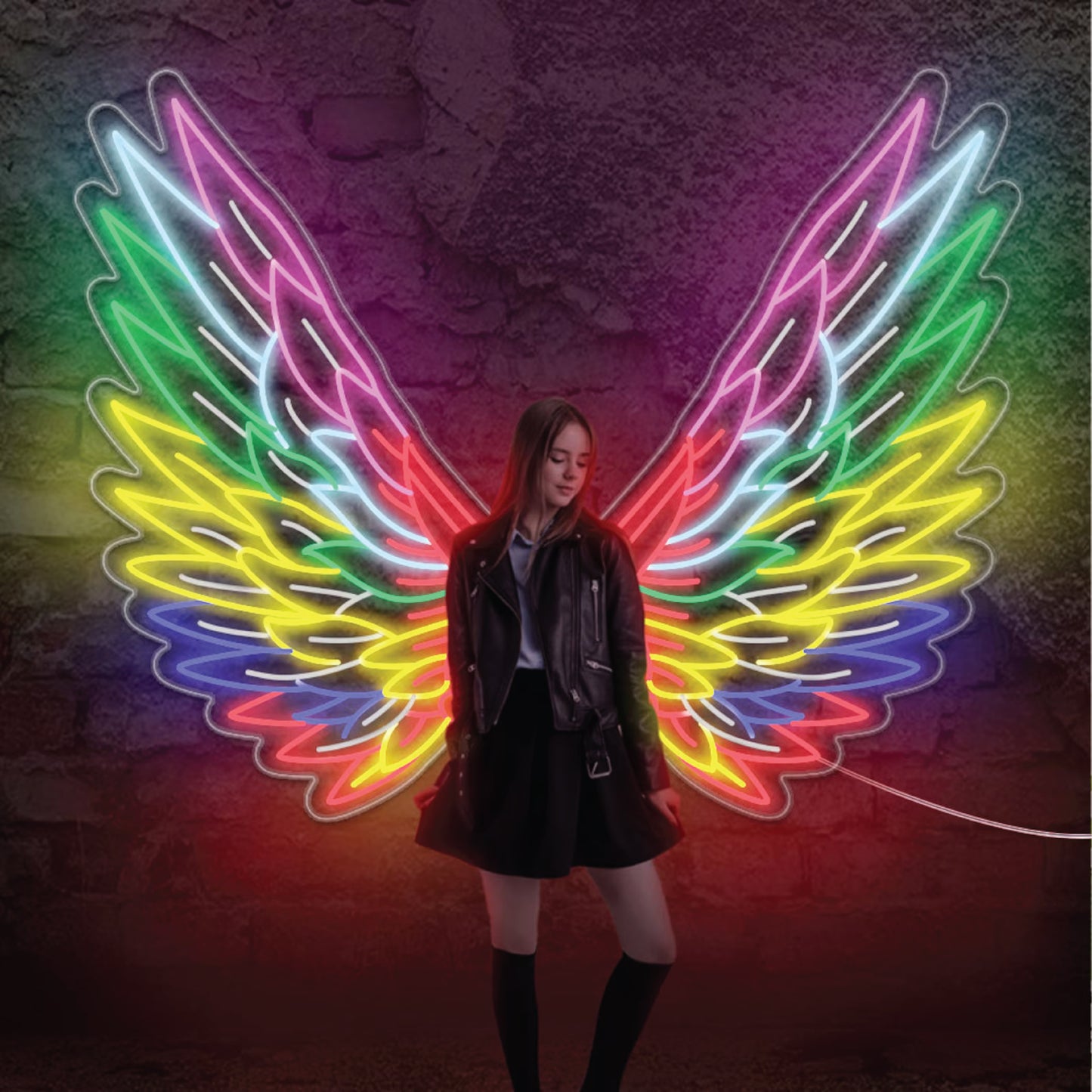 Jasmine Neon Wings