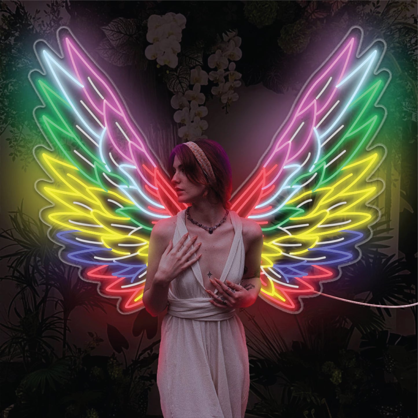 Jasmine Neon Wings