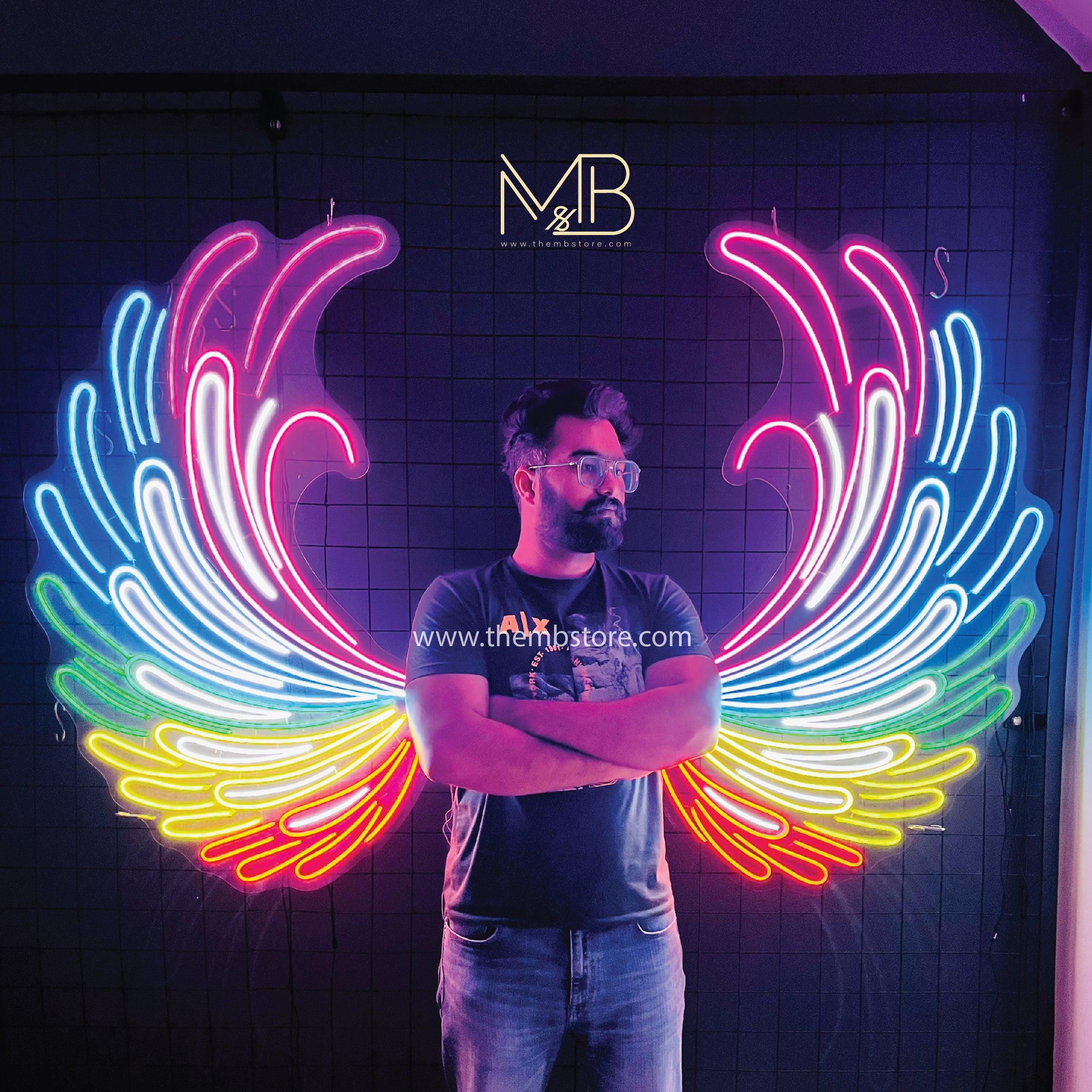 Multicolor Butterfly Wings 48 x 52 inches - Makkar & Brothers