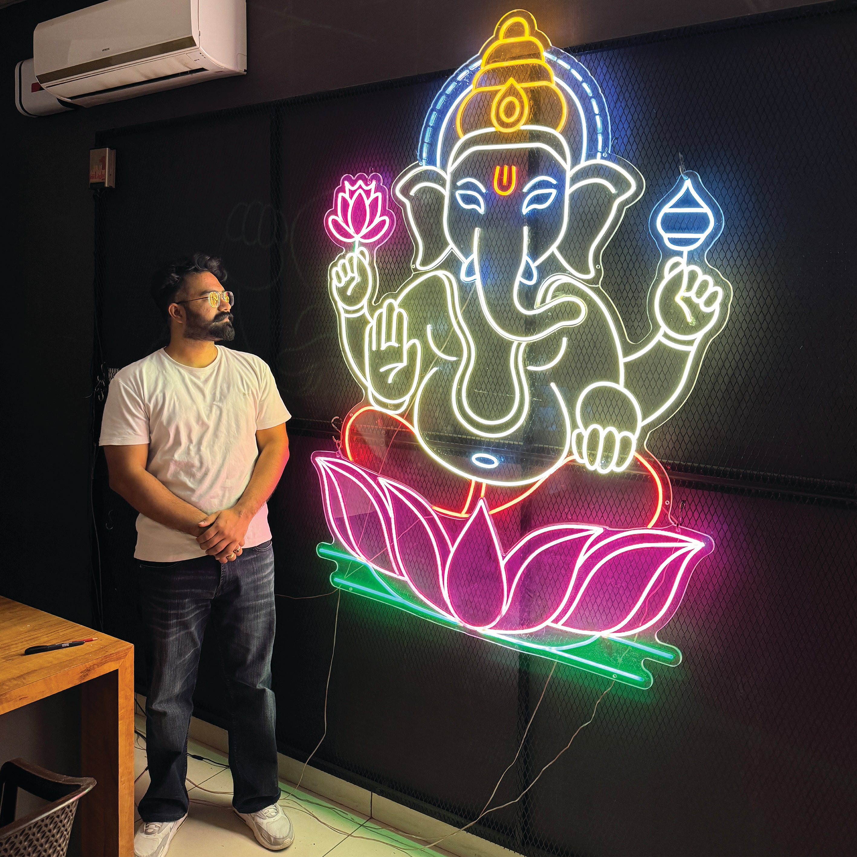 Lord Ganesha LED Neon Sign