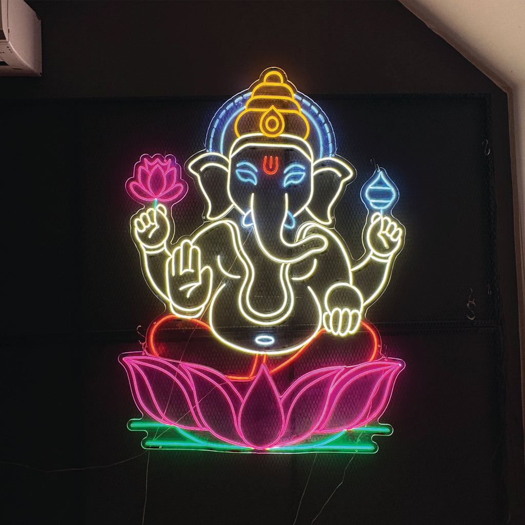 Lord Ganesha LED Neon Sign