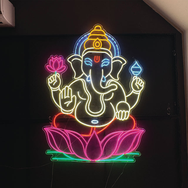 Lord Ganesha LED Neon Sign