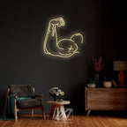 Bicep Gym Neon