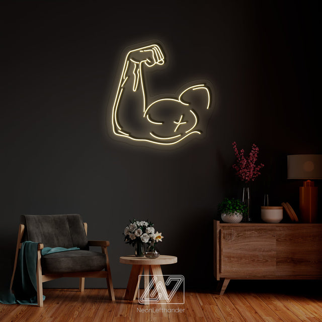 Bicep Gym Neon