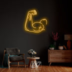 Bicep Gym Neon