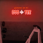 Working on my BooTee Pop Art