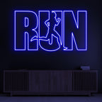 Run Neon Sign