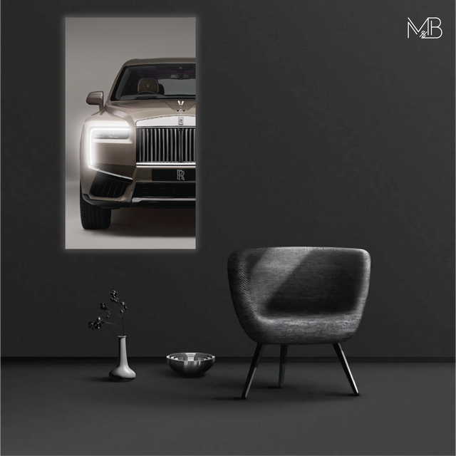 Rolls-Royce Cullinan 2 Neon Poster