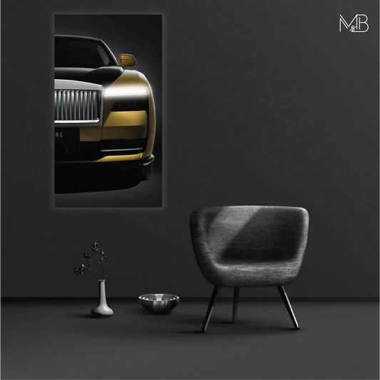 Rolls-Royce Spectre Electric Neon Poster