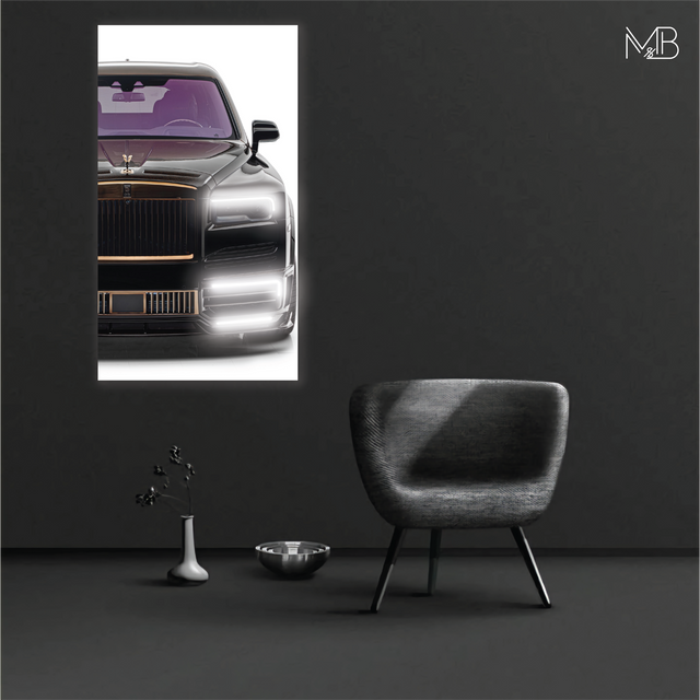 Rolls-Royce Cullinan 1 Neon Poster