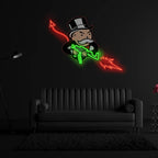 "Shortcut to Wealth" Neon x Acrylic Artwork - The MB Store