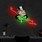 "Shortcut to Wealth" Neon x Acrylic Artwork - The MB Store