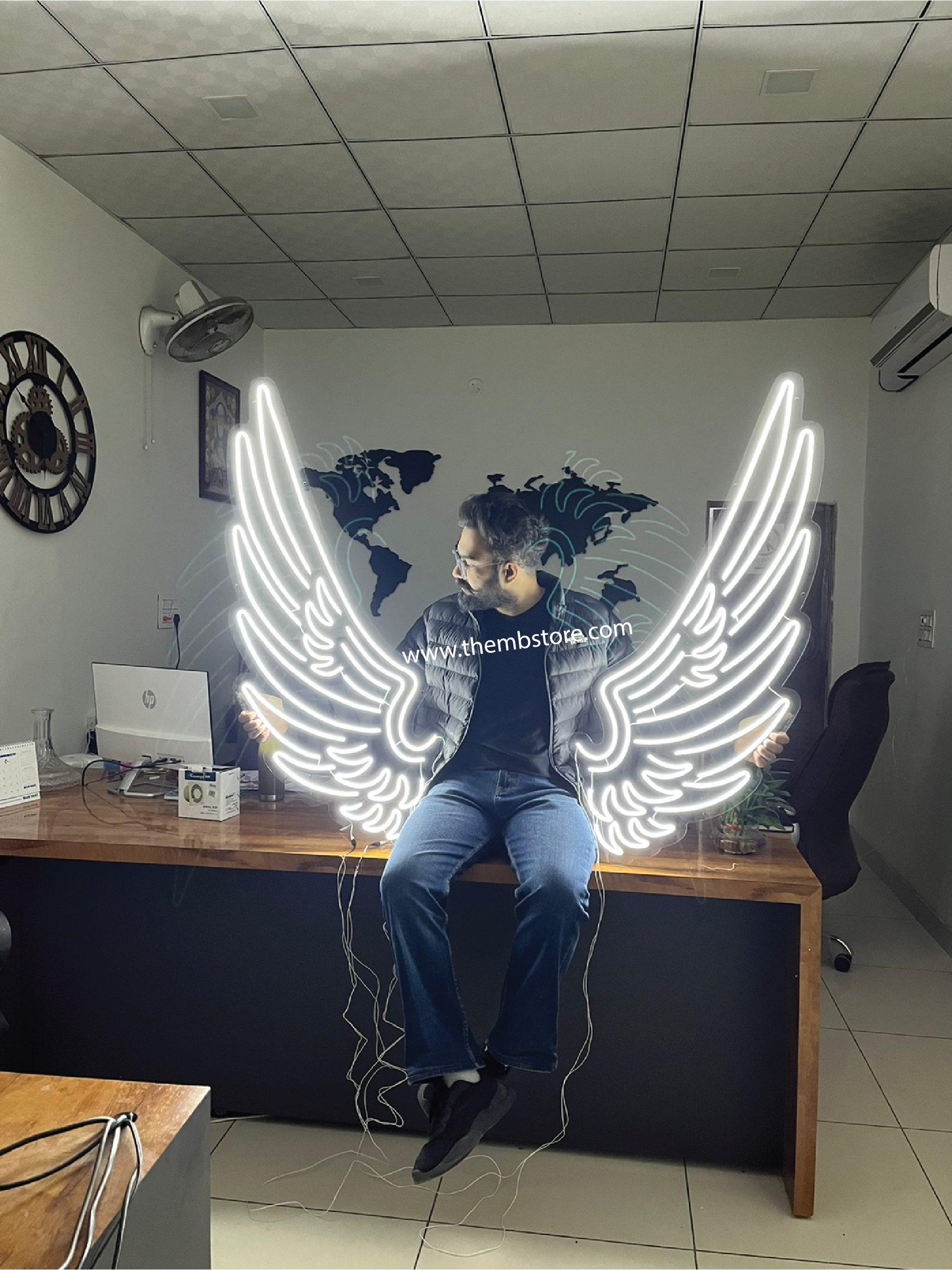 Single Color Neon Wings - Makkar & Brothers