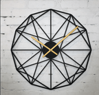 Matte yellow clock - Makkar & Brothers