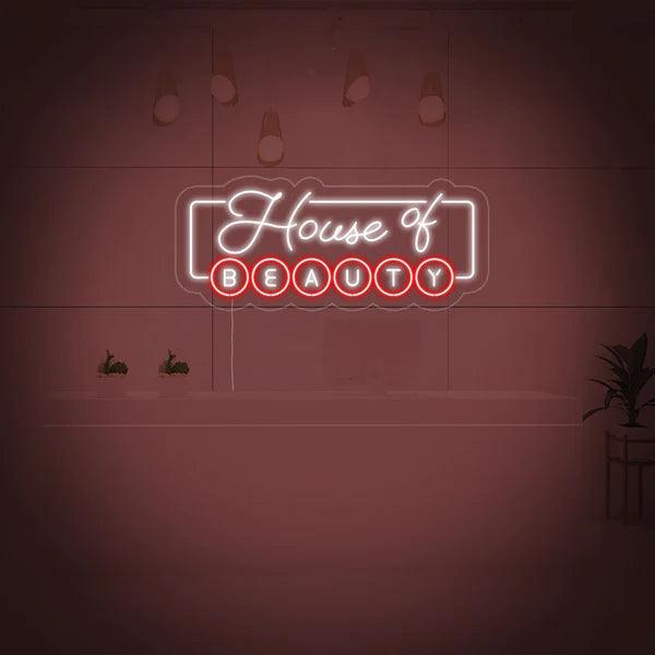 House of Beauty Neon Sign