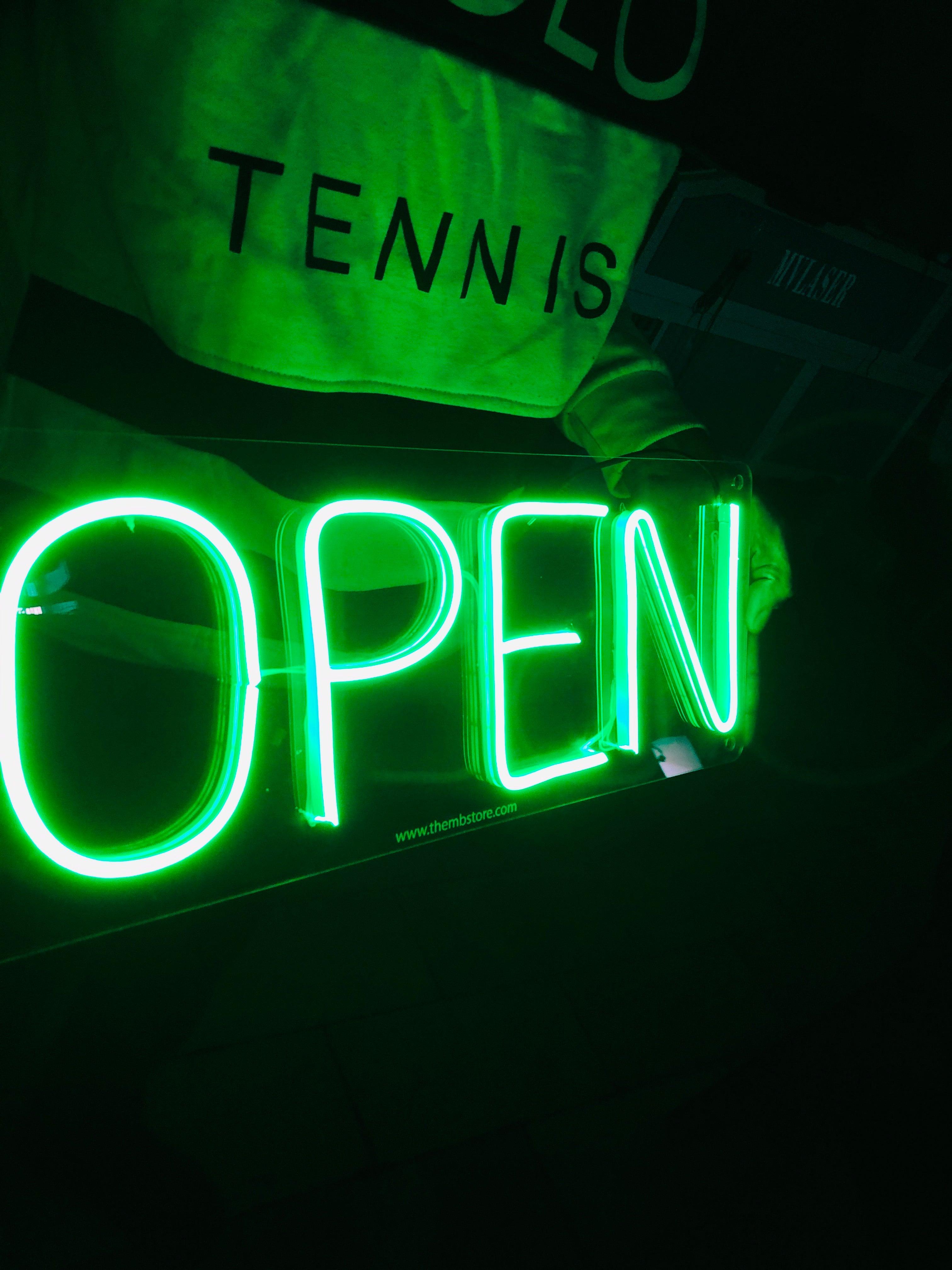 OPEN Neon Sign - Makkar & Brothers