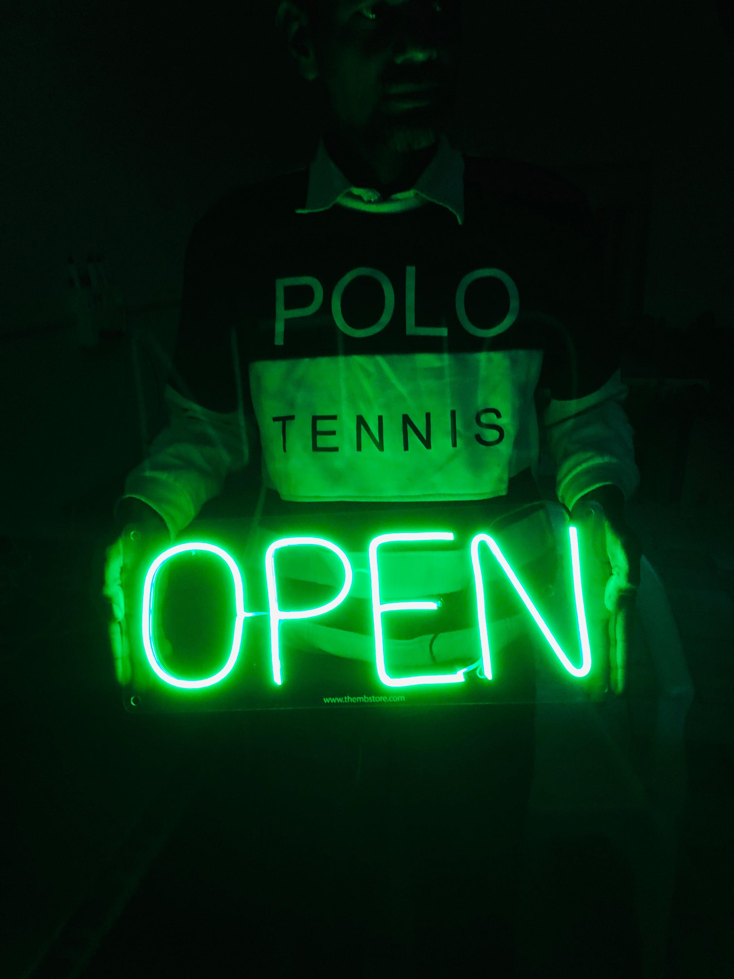 OPEN Neon Sign - Makkar & Brothers