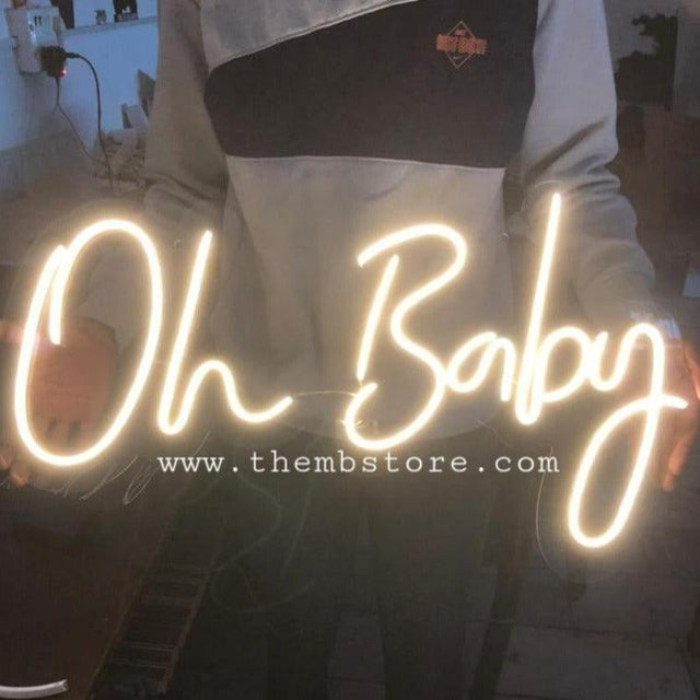 Oh Baby Neon Sign