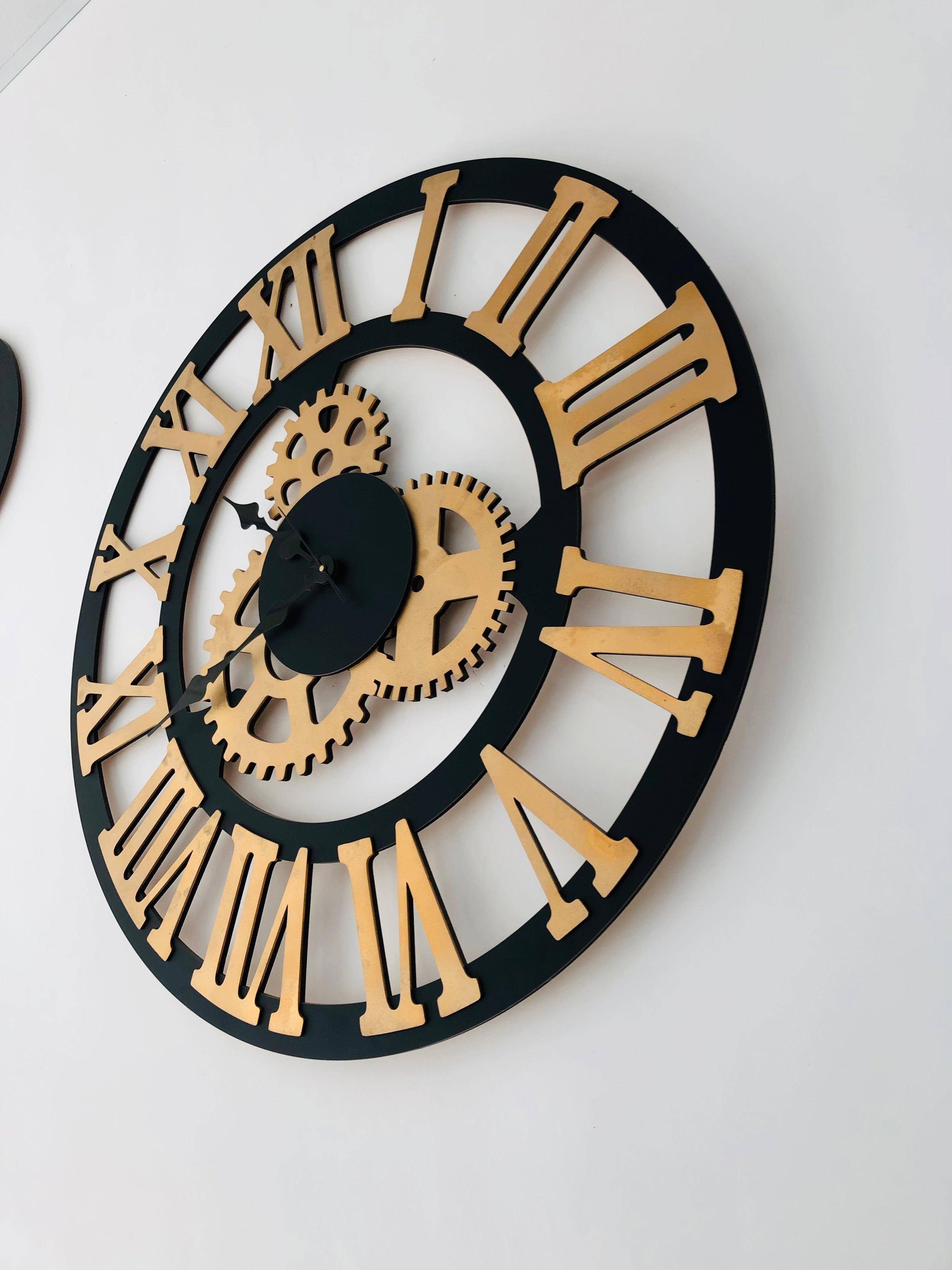 Vintage Golden Clock - Makkar & Brothers