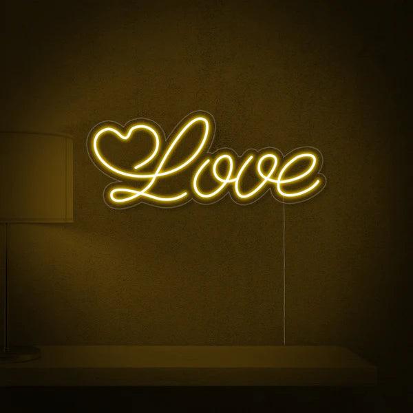 Love Word Neon Sign - Makkar & Brothers
