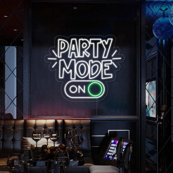 Party Mode On Neon Sign