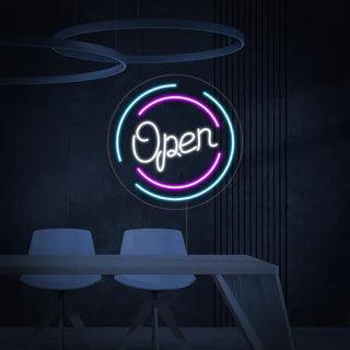 Open Neon Sign
