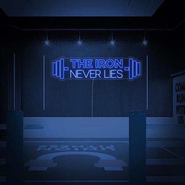 The Iron Never Lies Neon | Neon For Gym