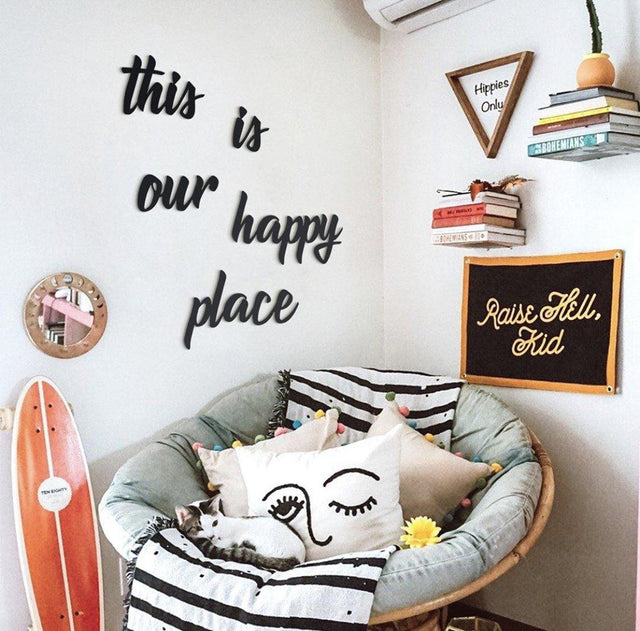 This is our Happy Place Wall Art