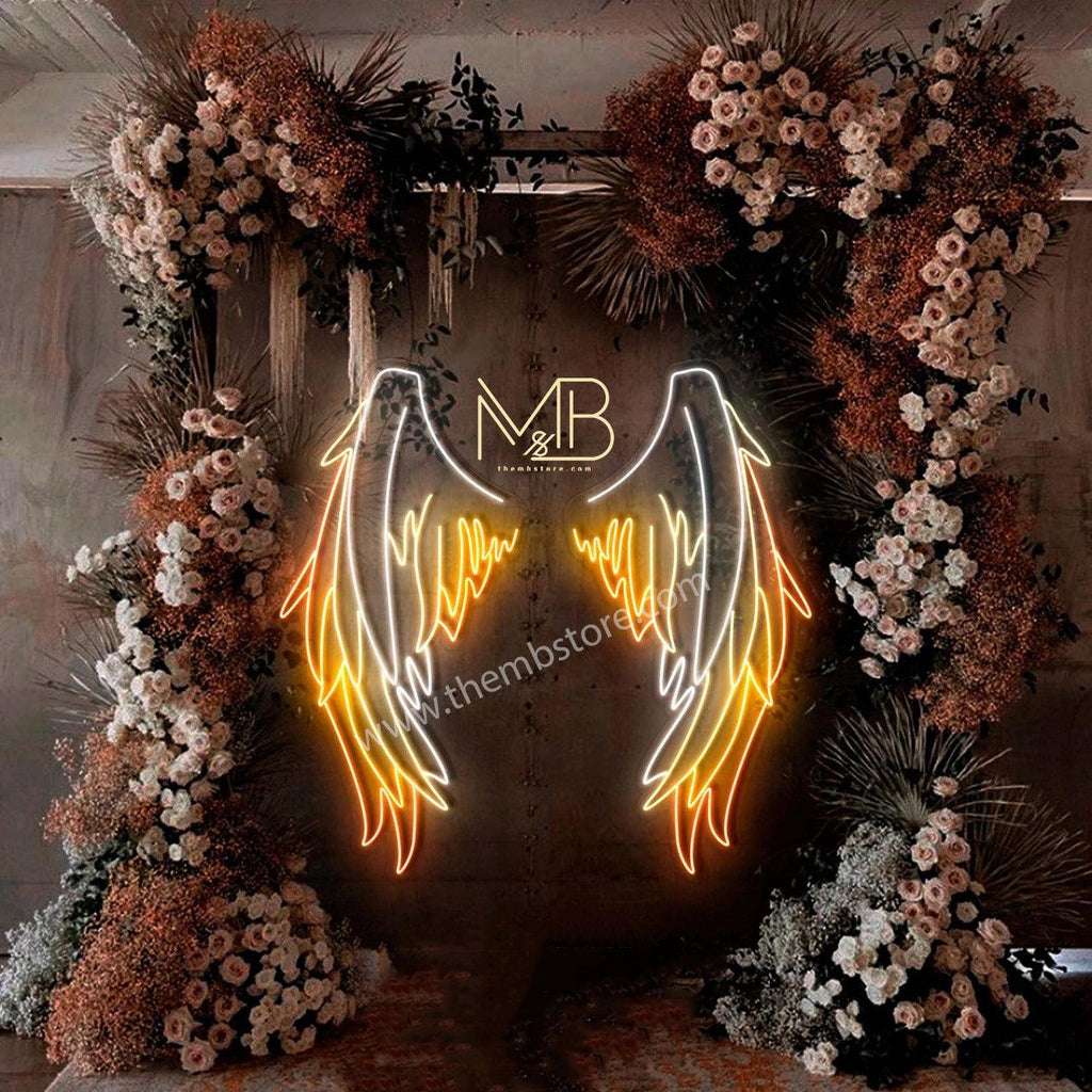 Devil Neon Wings 48 x 48 inches - Makkar & Brothers